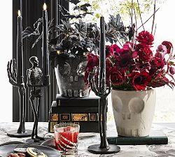 Skeleton Hand Taper Holder | Pottery Barn (US)