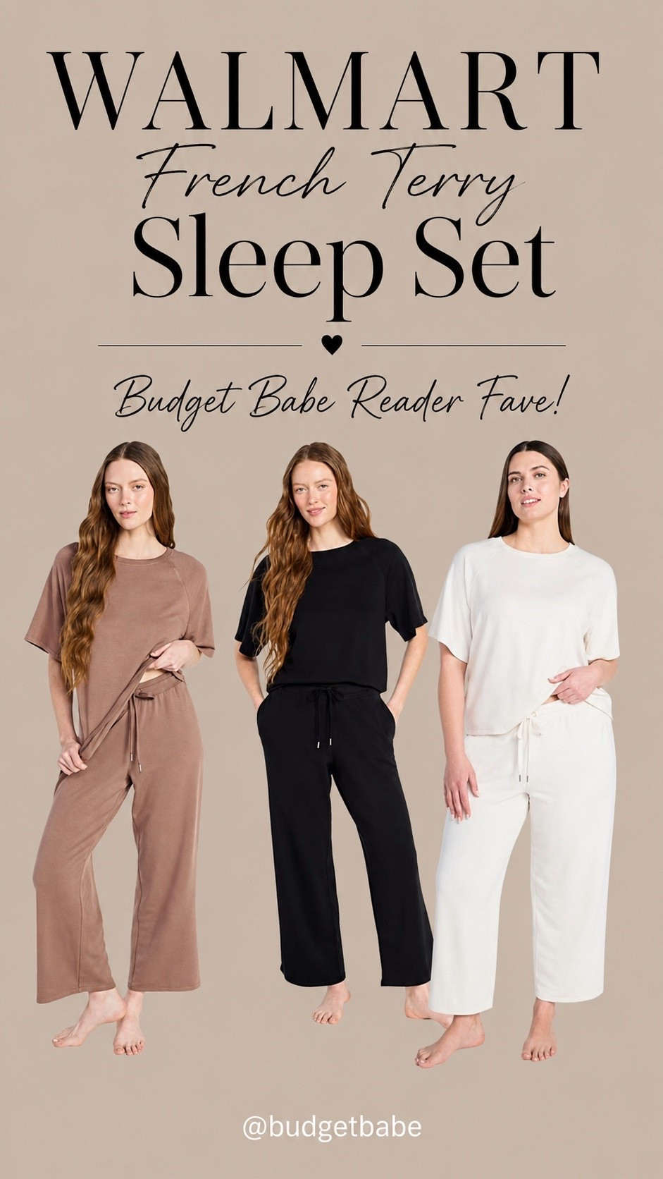Our favorite sleep set (which I’ve been known to wear out and about too!) I stayed true to size with the small in this. #walmartfashion

#LTKOver40