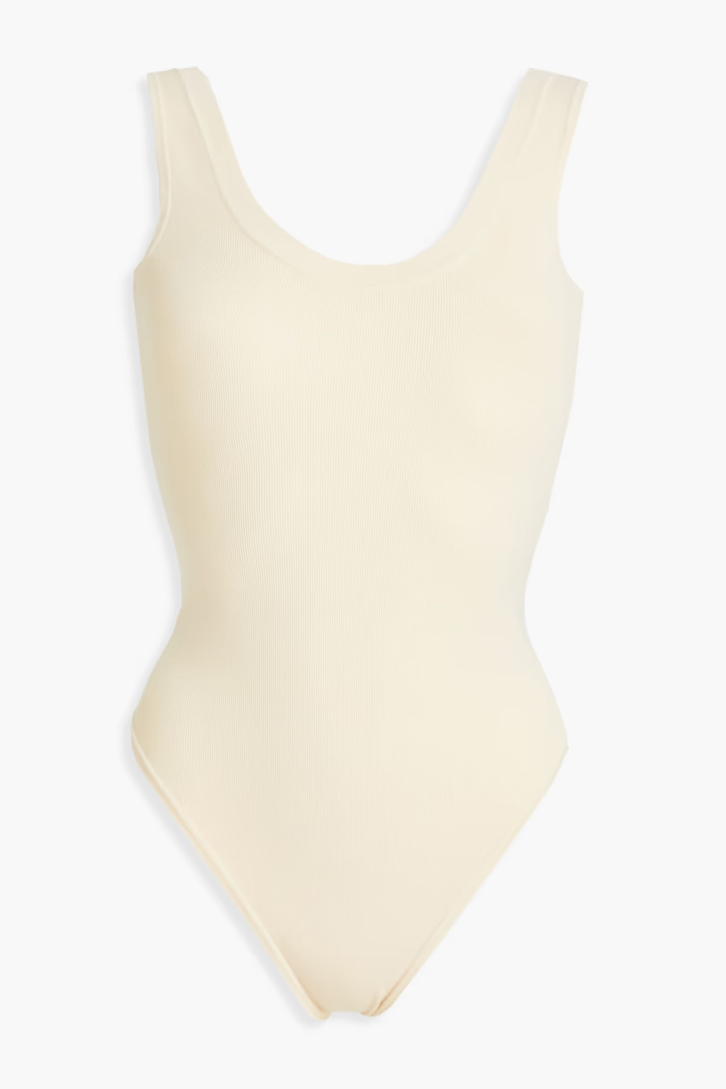 Ribbed stretch-knit bodysuit | The Outnet (UK and Europe)