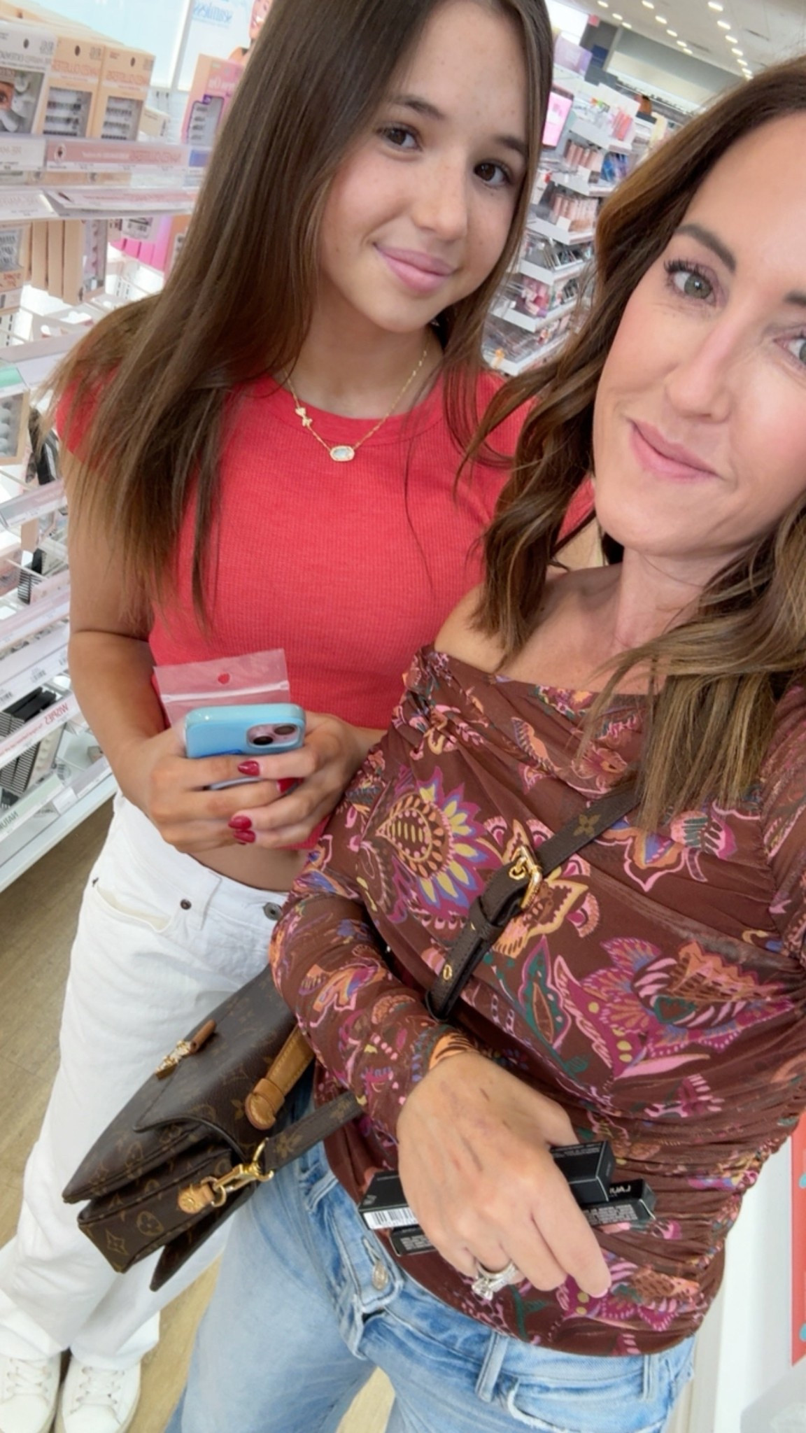 Linking both our outfits for those asking. 
Drew waffle tee XXS
Jeans 24 regular 
My top Small
Jeans tts, 25 regular 

#LTKKids #LTKootd #LTKdayinmylife