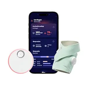 Owlet Dream Sock® - FDA-Cleared Smart Baby Monitor - Track Live Pulse (Heart) Rate, Oxygen in In... | Amazon (US)