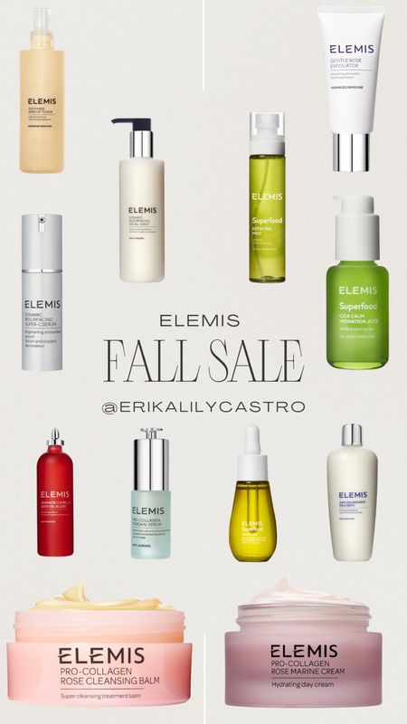 Shop these favorite skincare items that are currently on sale now! 

#elemis #fallsale #ltkfallsale #elemisskincare #ltksale #ltksalealert

#LTKsalealert #LTKSale #LTKbeauty