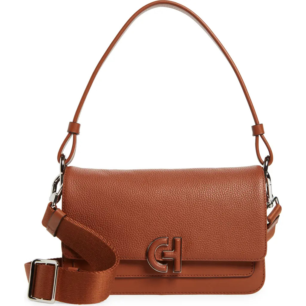 Cole Haan Mini Leather Shoulder Bag in New British Tan at Nordstrom | Nordstrom