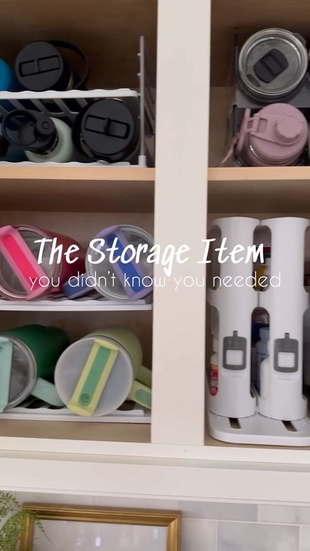Must have Amazon kitchen organization and storage! Even fits your Stanleys! This cabinet caddy is perfect for spices or pill bottles. 

(5/24)

#LTKVideo #LTKStyleTip #LTKHome