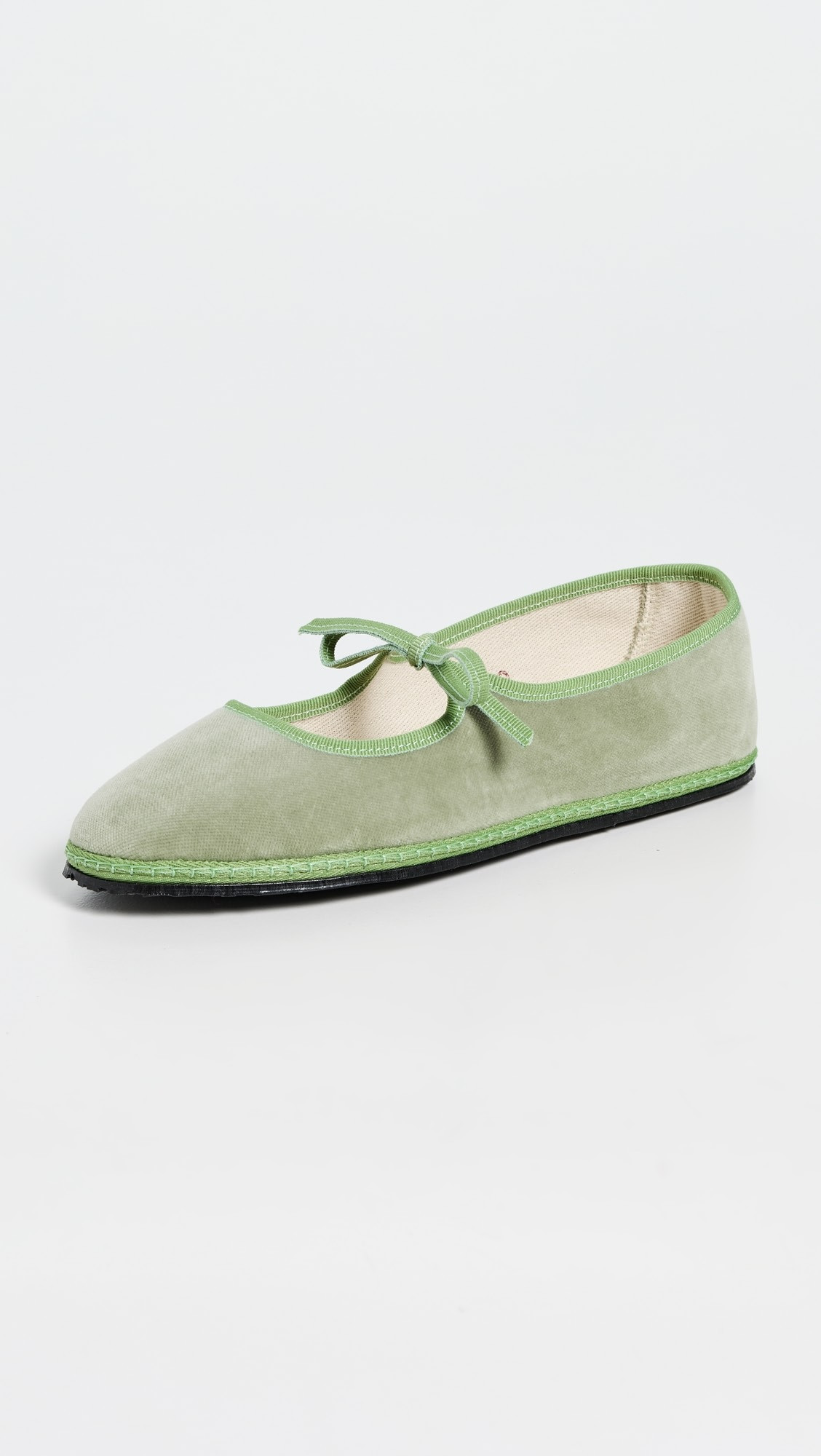 Mary Jane Velvet Brigitte Flats | Shopbop