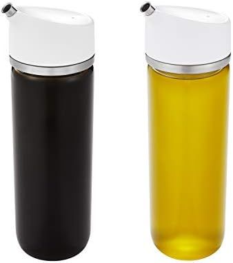 OXO 11289100 Good Grips Precision Pour Glass Oil & Vinegar Dispenser Set, 12 Ounce, Clear, 2 Piec... | Amazon (US)