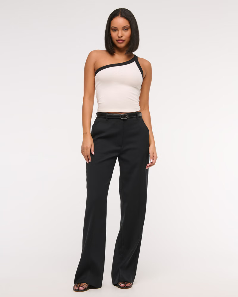 Tailored Wide Leg Pant | Abercrombie & Fitch (UK)