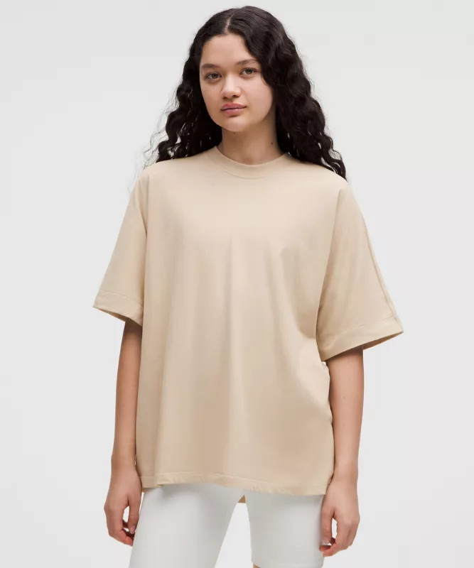 Cotton Jersey Oversized Short-Sleeve Shirt | lululemon (AU)