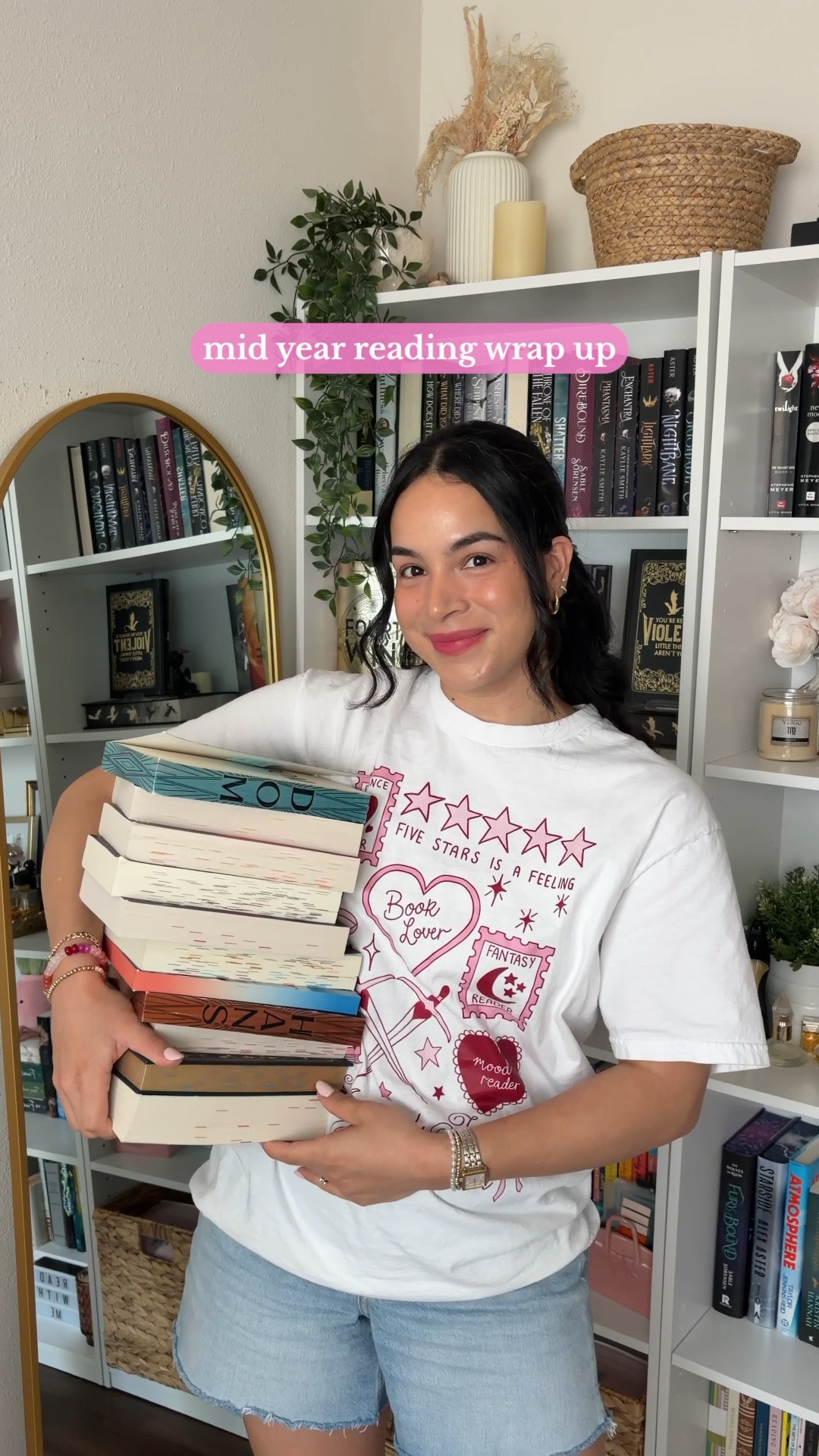sharing my mid year reading wrap up, thoughts, reviews, and recommendations on youtube 🔍 jessica melgoza 📚✨💕📖 mid year reading wrap up, reading wrap up, 2026 reading wrap up, mid year book recap, book recap, reading recap, book ratings, book reviews, mini book reviews, spoiler free reviews, current reads, recent reads, books i read, books i’ve read this year, reading journal, reading tracker, reading stats, reading goals, book lover content, reader lifestyle, bookish content, booktok books, bookstagram reads, reading community, book recommendations, book ratings and reviews, fiction book recommendations, best books of the year, favorite reads, least favorite reads, reading update, reading wrap up 2026, reader girl aesthetic, reading era, book lover aesthetic, book review post, reading challenge, book rankings, monthly reads, yearly reading goals, honest book reviews, no spoiler reviews, book thoughts, reading progress, literary lifestyle, reader favorites, books worth reading, books worth the hype, overrated or underrated, books i recommend, books i wouldn’t recommend, five star reads, disappointing reads, top rated books, must read books, reading recommendations, if you need book recs, add these to your tbr, tbr recommendations, books to read next, reading list, reading favorites, best fiction books, favorite fictional worlds, favorite book couples, top reads of the year, half year reading recap, mid year favorites, reader check in, reading so far this year, book lover community, let’s talk books, reader thoughts, contemporary romance books, romance book recommendations, fantasy romance books, romantasy books, mystery thriller books, crime fiction books, mystery crime books, dark romance books, mafia romance books, dark mafia romance, young adult romance books, ya romance books, romance reader, fantasy reader, mystery reader, dark romance reader, romance books, spicy books, slow burn romance, enemies to lovers, grumpy sunshine, found family, morally grey men, book boyfriend, romantasy reader, mystery lovers, thriller readers, emotional reads 

 #LTKdayinmylife #LTKgrwm #LTKootd
