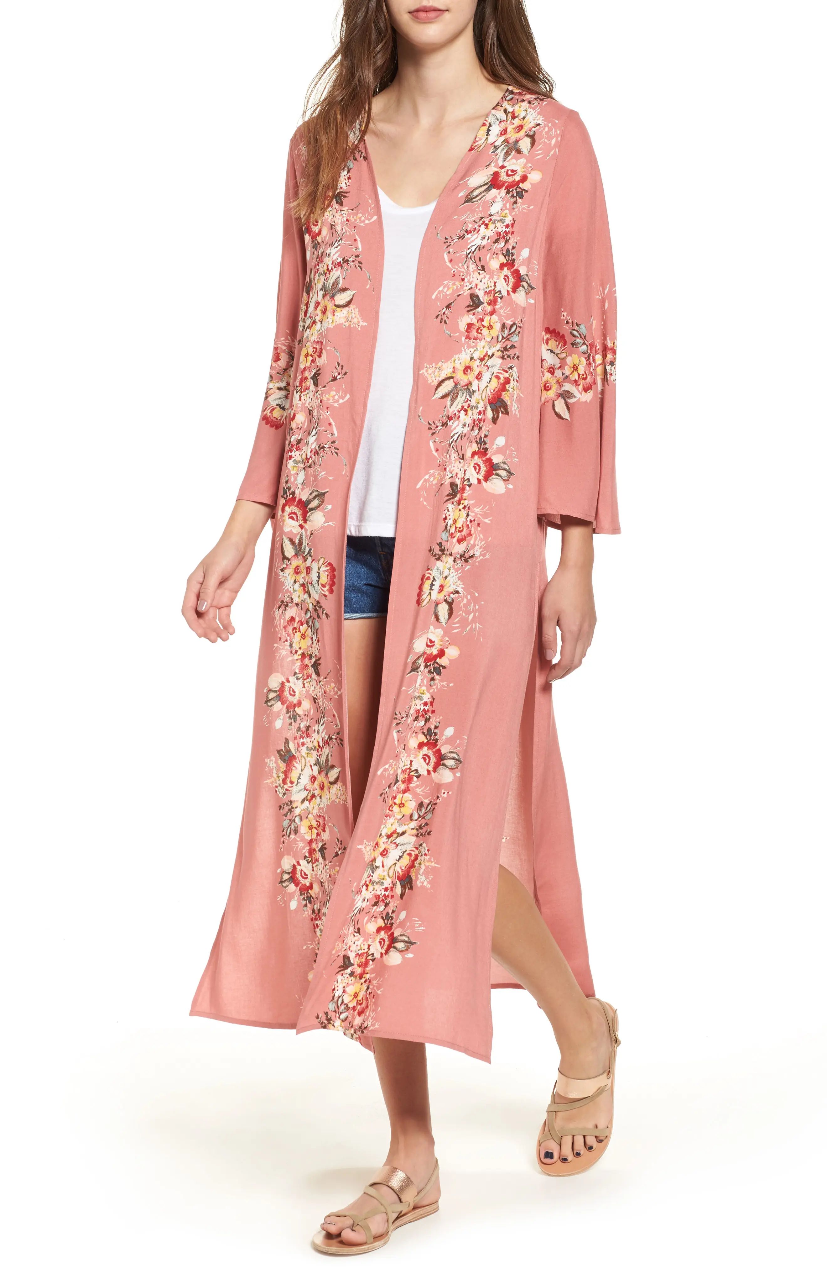 Placed Floral Kimono | Nordstrom
