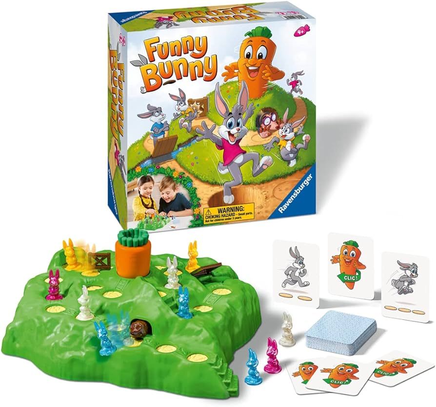 Ravensburger Funny Bunny Game for Boys & Girls Age 4 & Up - A Fun & Fast Family Game You Can Play... | Amazon (US)