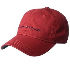 Tommy Hilfiger Men's Cotton Logo Adjustable Baseball Cap | Amazon (US)
