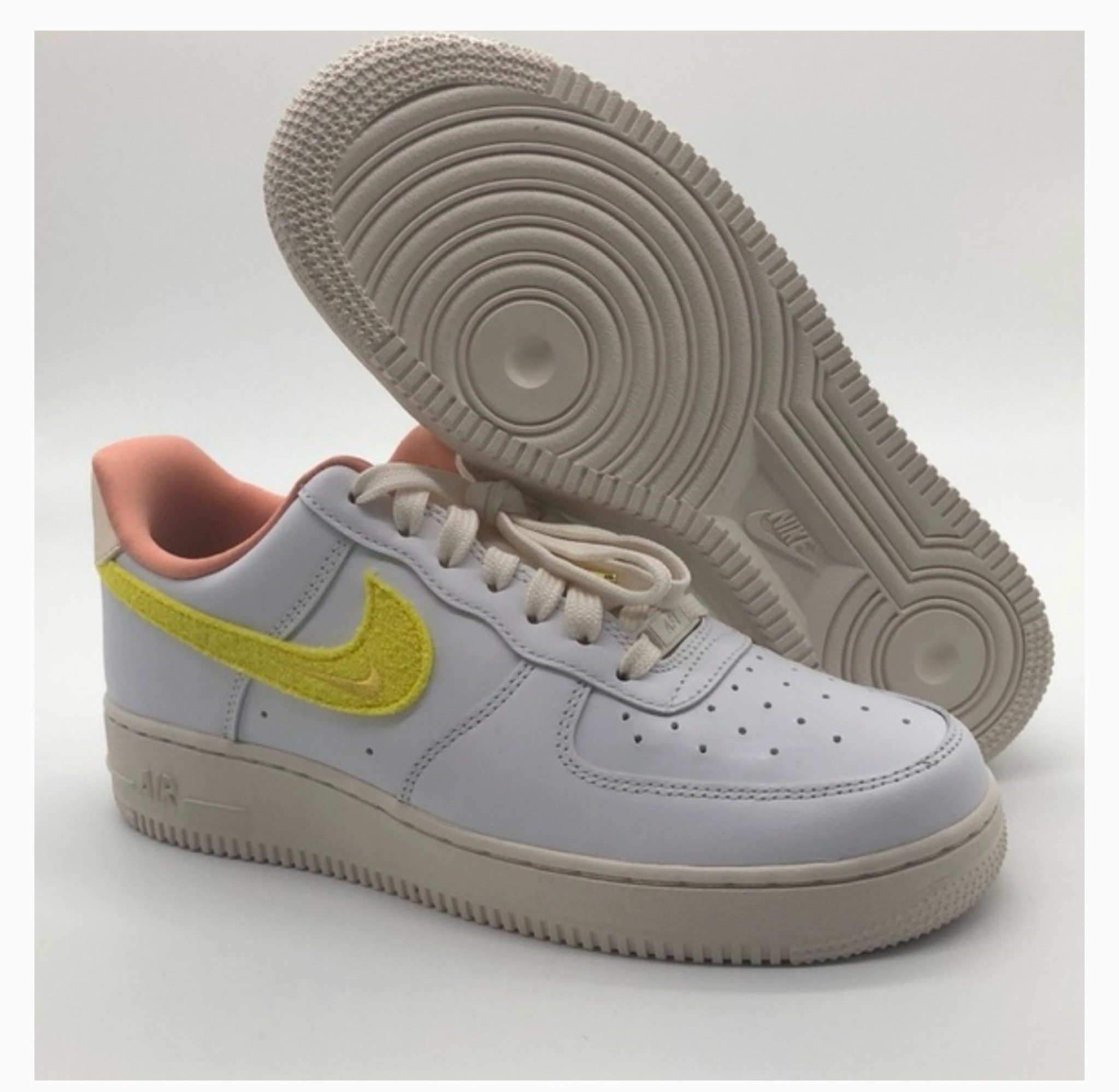 Women’s Nike Air Force 1 ‘07 LX Mama Pearl white yellow peach 

#LTKfindsunder100 #LTKstyletip #LTKfitness