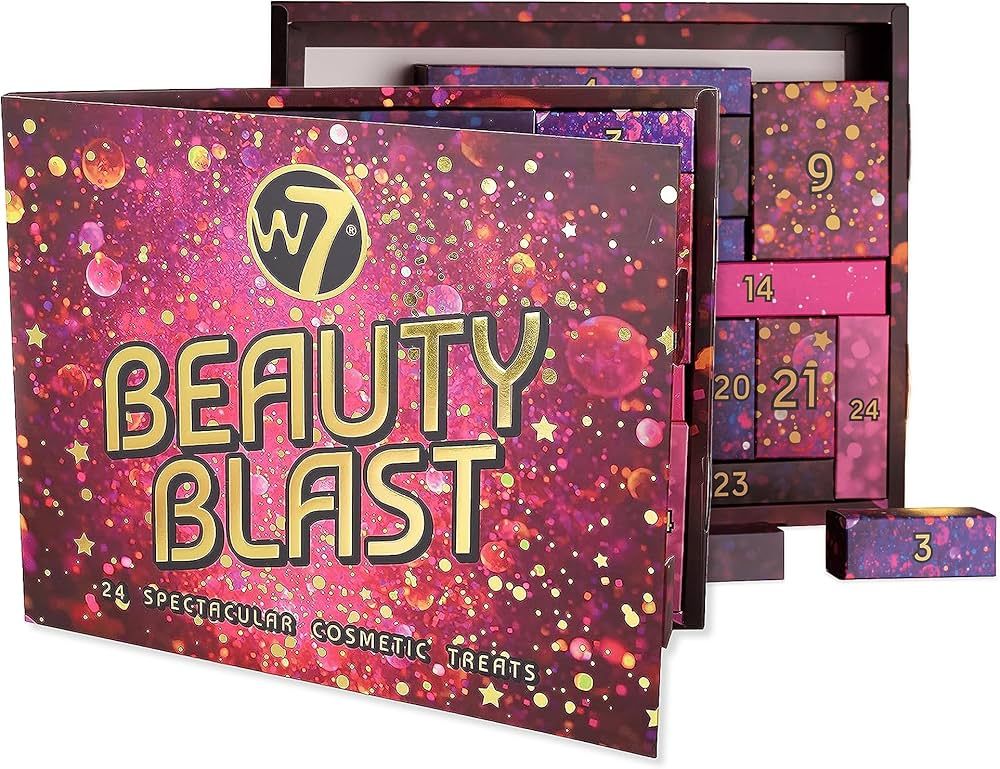 Amazon.com: W7 Beauty Blast Advent Calendar 2023-24 Individually Boxed, Makeup & Cosmetic Surpris... | Amazon (US)