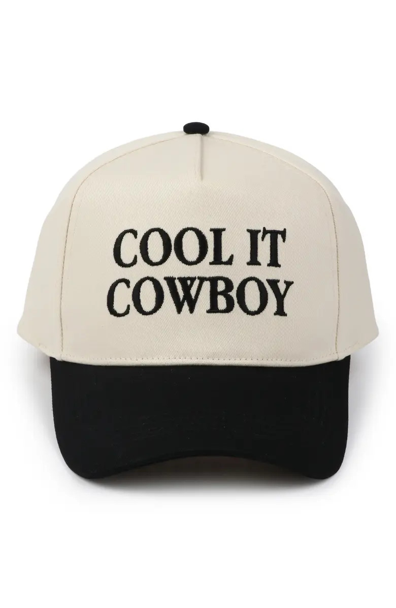 Cool it Cowboy Embroidered Baseball Cap | Nordstrom Rack