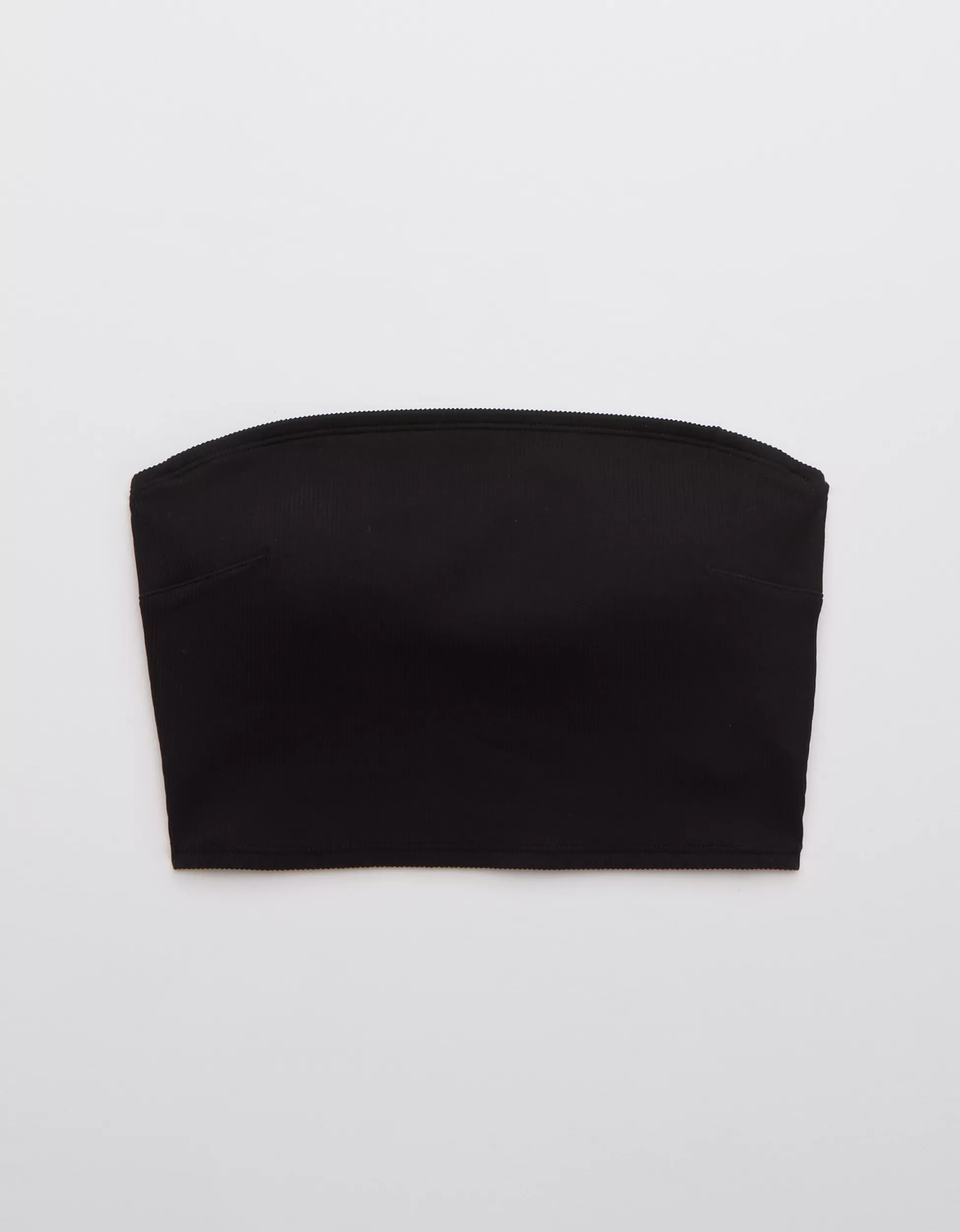 Aerie Ribbed Longline Bandeau Bikini Top | American Eagle Outfitters (US & CA)