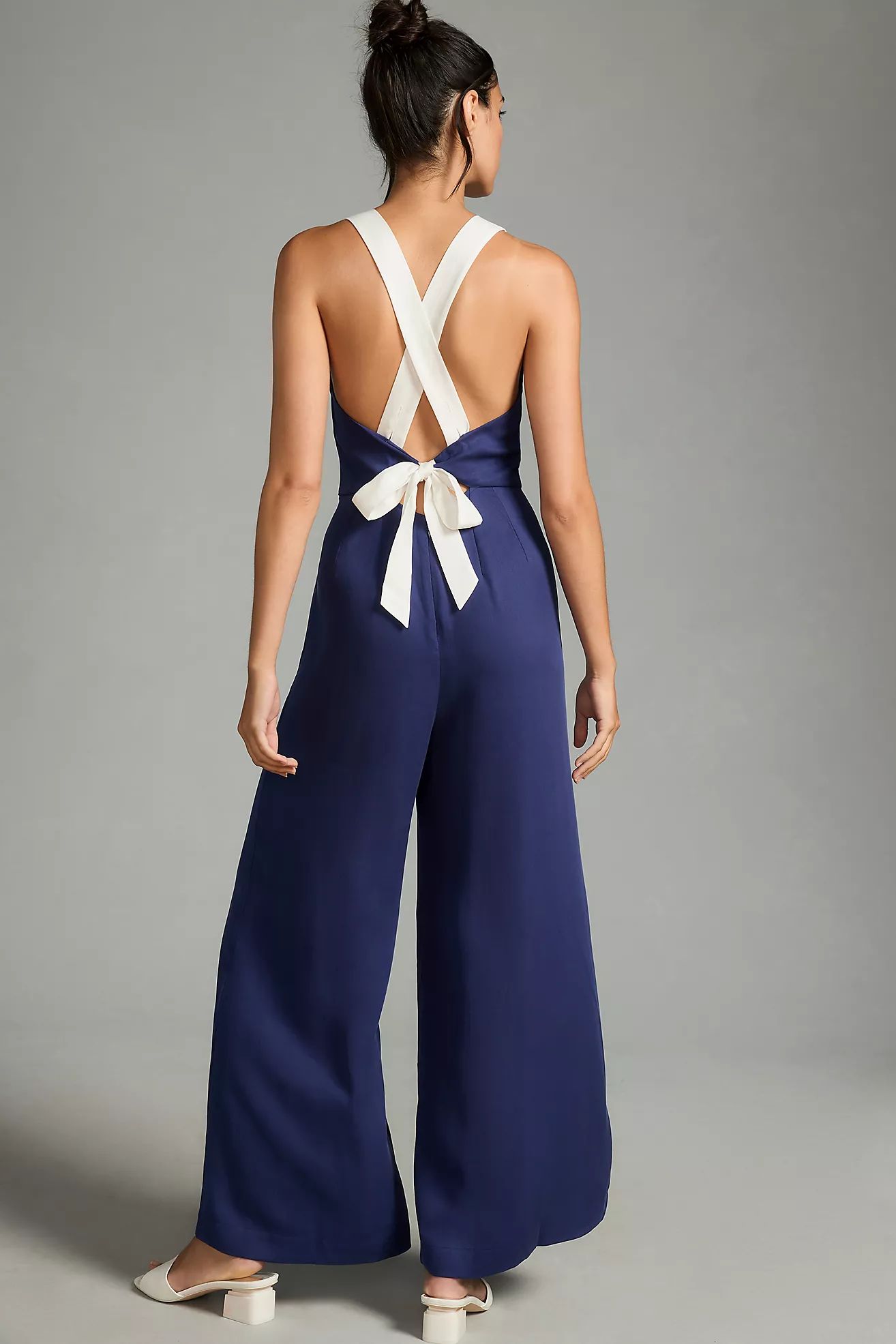 Plenty by Tracy Reese Contrast Strap Jumpsuit | Anthropologie (US)