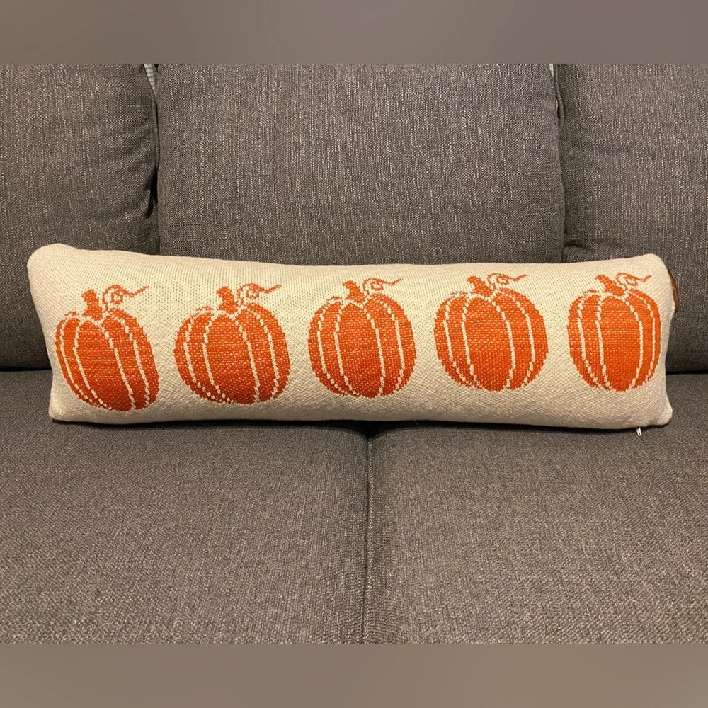 Well Dressed Home Pumpkin Bolster Pillow Cover 32x10 | Poshmark