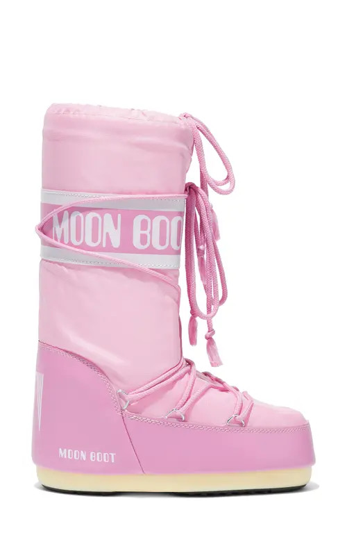 Moon Boot® Icon Water Repellent Moon Boot in Pink/Pink at Nordstrom, Size 42 | Nordstrom