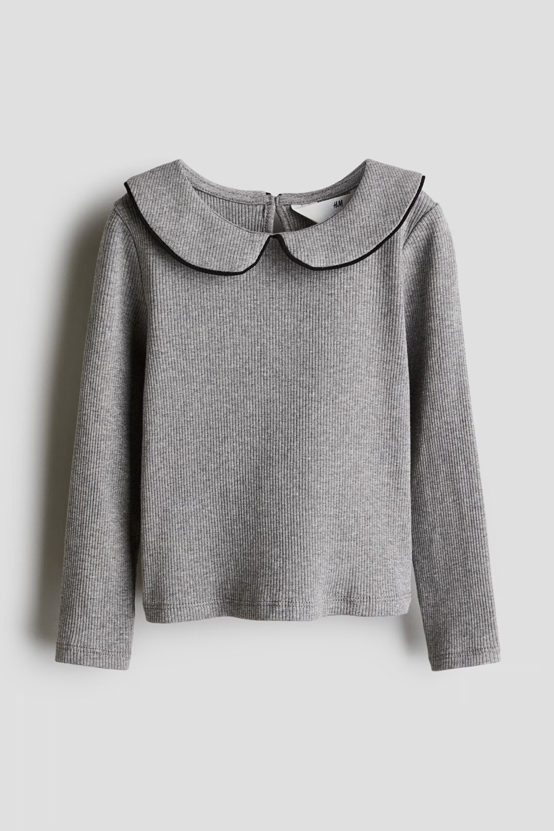 Jersey Top with Collar | H&M (US + CA)
