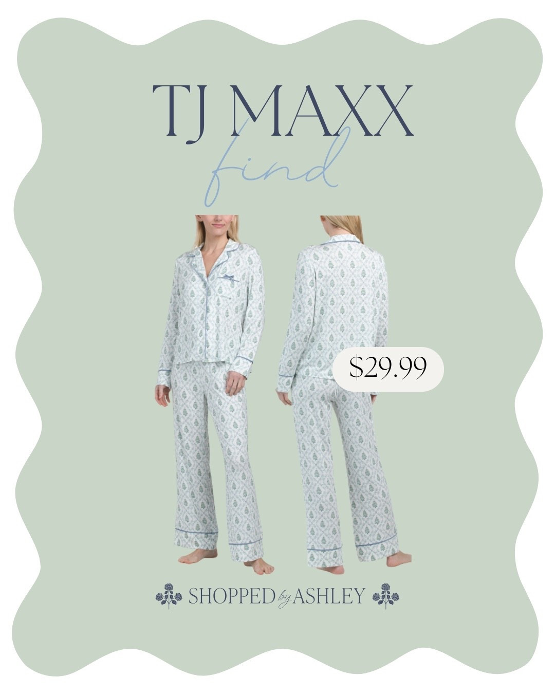 The viral Christmas pajamas are online!!

Tj Maxx Christmas pajamas, blue and white Christmas pajamas, blue and green pajamas, Grandmillennial style, Grandmillennial pajamas 

#LTKHoliday #LTKFindsUnder50
