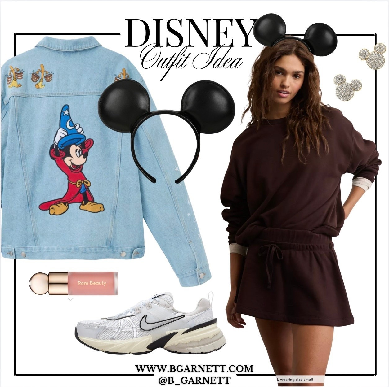 Disney Outfit idea 

Disney Outfit | theme park outfit | WDW outfit | matching set | Mickey ears | nike| sneakers | aerie set | Crewneck sweatshirt | new balance 530 | Amazon set | Disneyland outfit | Disney world | Disney | Minnie ears | WDW | Disney world outfit | Disneyland outfit | Jean jacket 