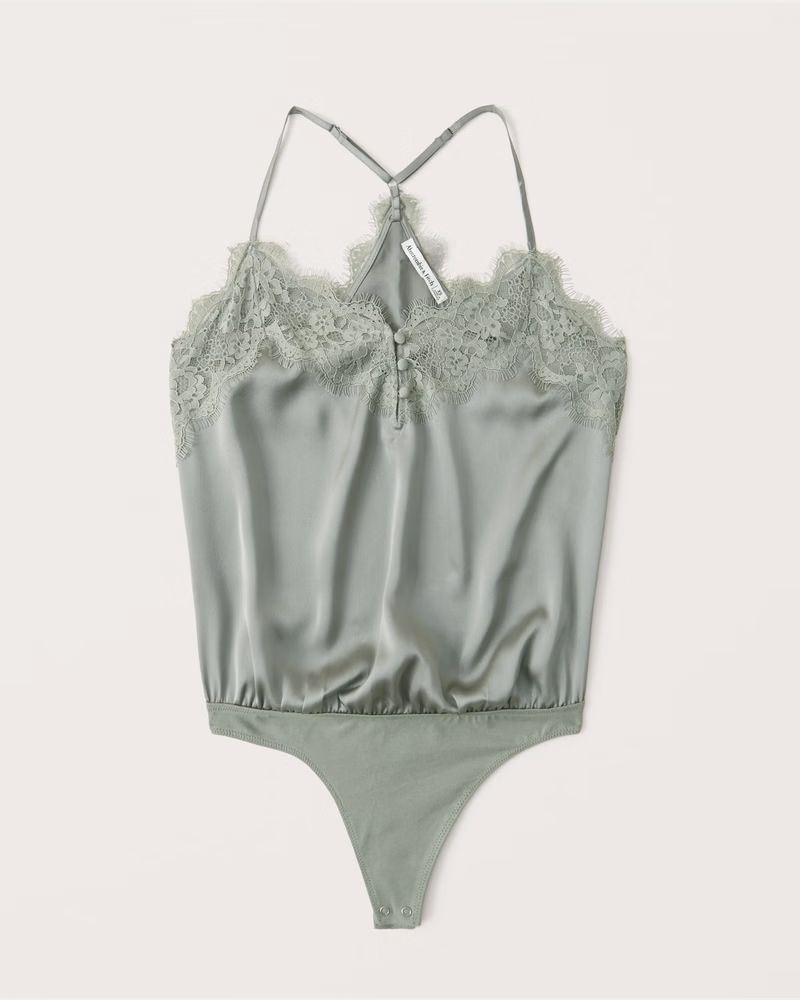 Lace Cami Bodysuit | Abercrombie & Fitch (US)