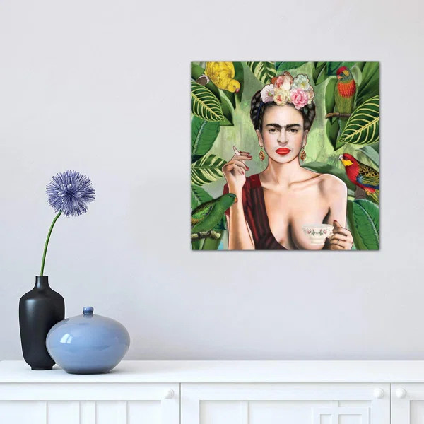 Frida Con Amigos by Nettsch Print | Wayfair North America