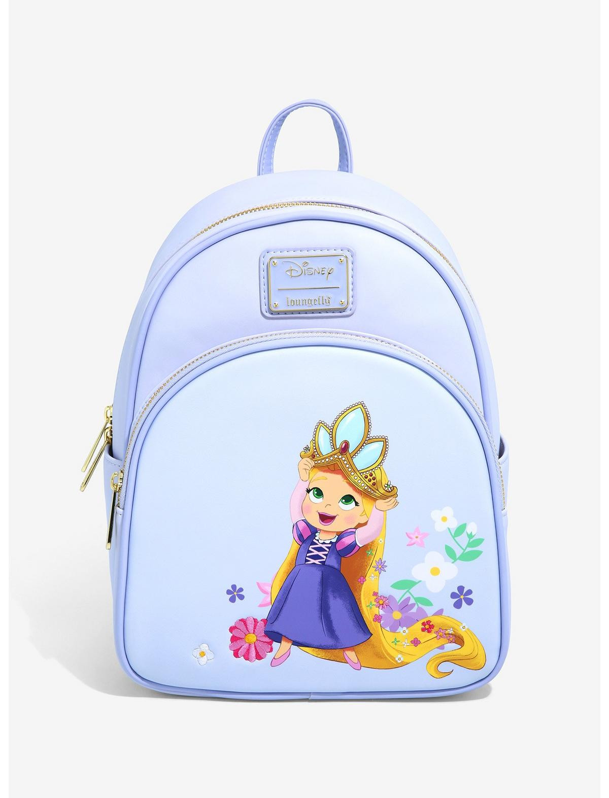 Loungefly Disney Tangled Young Rapunzel in Tiara Mini Backpack - BoxLunch Exclusive | BoxLunch