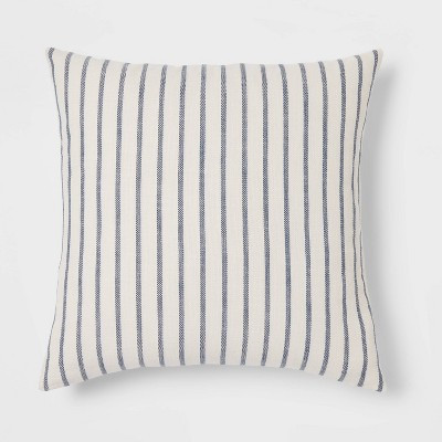 Oversized Cotton Striped Square Throw Pillow - Threshold™ | Target