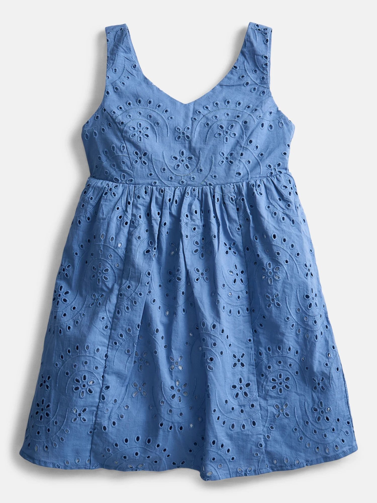 Weekend Academy Girls Eyelet Dress, Sizes 4-18 | Walmart (US)