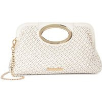 Dune London Women's 'Ellsaz' Clutch in White | Debenhams UK