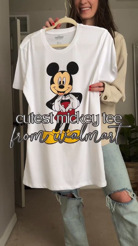 Valentines mickey heart graphic tee from Walmart! 

**sizing:
Tee: medium
cardigan: m, it’s super soft!
jeans: 4, tts
Sneakers: 8, I sized down a half size since they don’t come in 8.5

#walmartfashion #walmartfinds #disney #disneyworld #disneyoutfit #disneyfashion

#LTKVideo #LTKfindsunder50 #LTKtravel