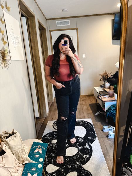 My favorite bodysuits are on sale at Amazon for the spring sale! Get them for under $20! 

Jeans are from Alexander Jane but linked similar ones - will update with AJ when they join LTK! Use the code kimmy for Walli cases! 

Jeans
Straight leg jeans
Wide leg jeans
Skims inspired
Look for less 
Spring outfit 

#LTKsalealert #LTKmidsize #LTKfindsunder50