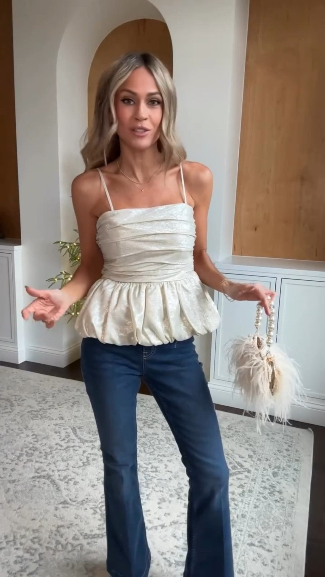 NYE outfit 
Holiday outfit ideas from target - loving the gorgeous sequin skirts paired with festive sweaters or sweatshirts. How cute is the embellished bubble hem skirt!! Also love the peplum top for a holiday party or date night outfit

#holidayoutfitideas #holidayoutfits

#LTKHoliday #LTKFindsUnder50 #LTKPetite