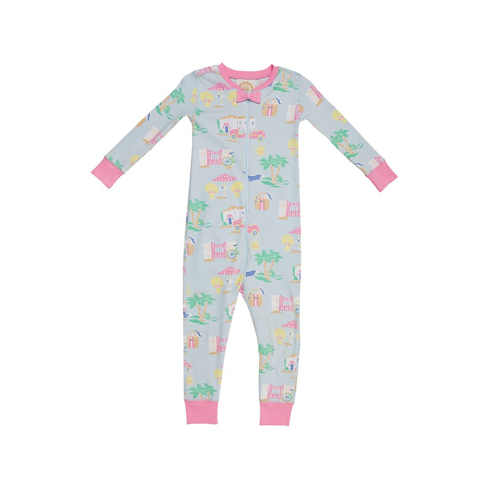 Noelle's Night Night - Bahama Bound (Girl) with Hamptons Hot Pink | The Beaufort Bonnet Company