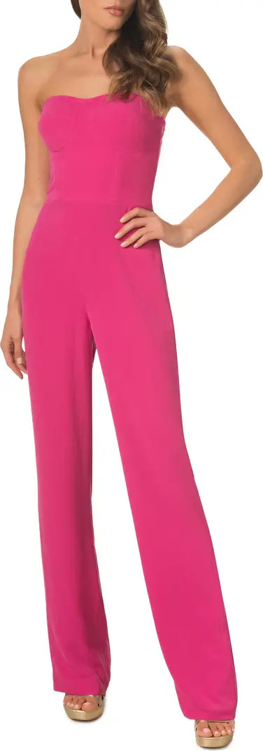 Preston Stretch Crepe Strapless Jumpsuit | Nordstrom