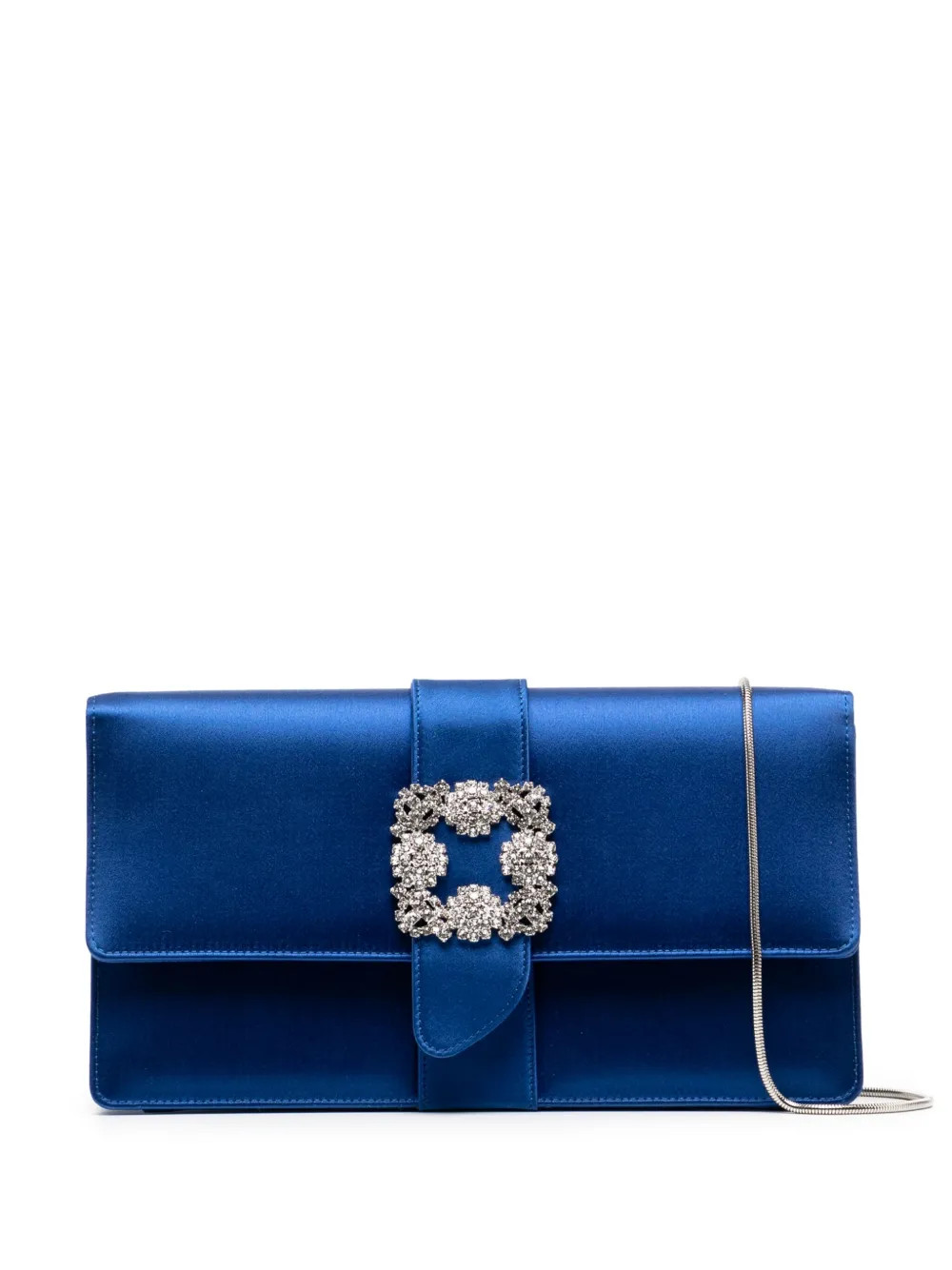 Capri embellished satin clutch | Farfetch Global