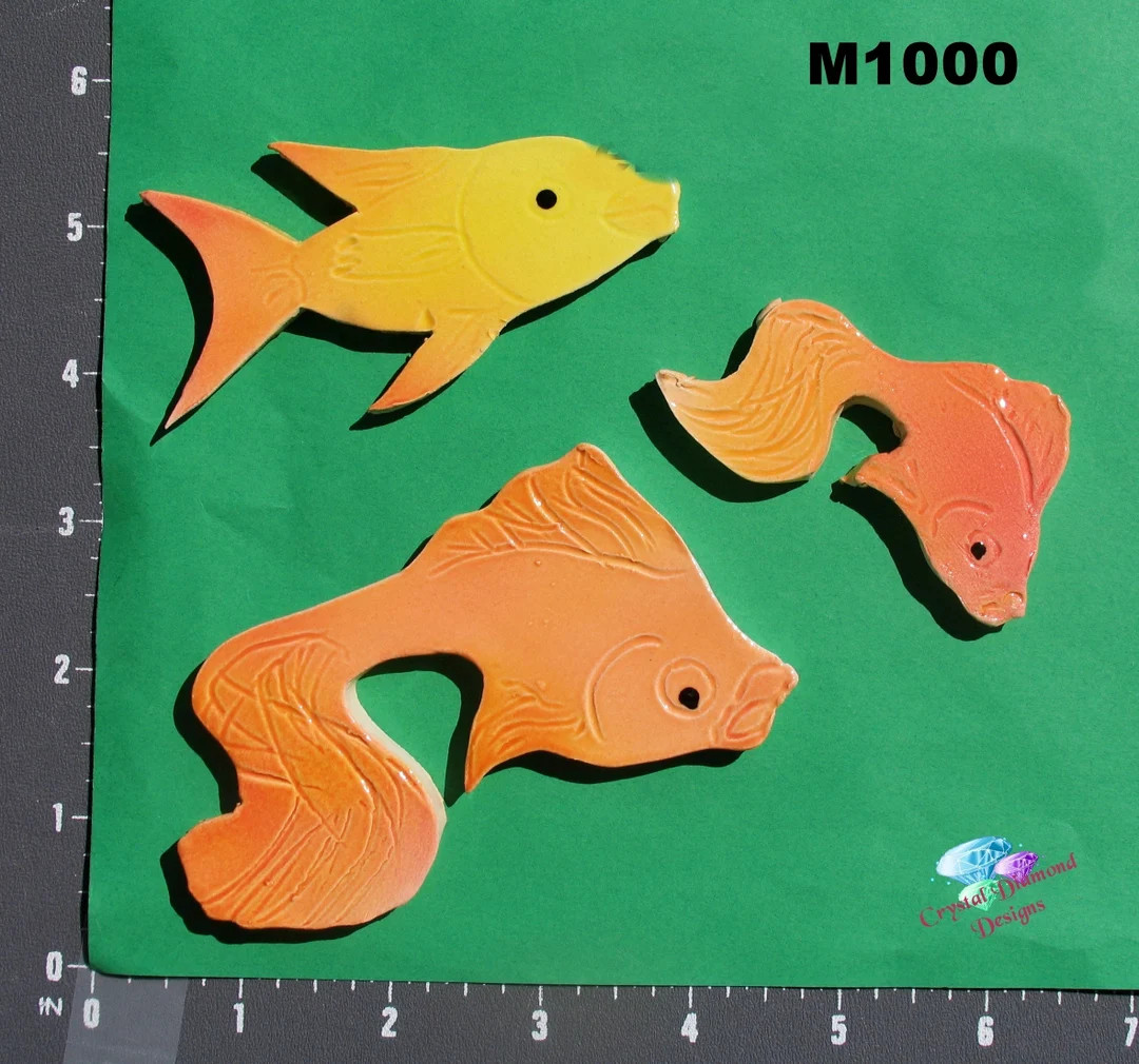 FISH -Kiln Fried Handmade Mosaic Tiles for your Mosaic Projects 1000 | Etsy (Global)