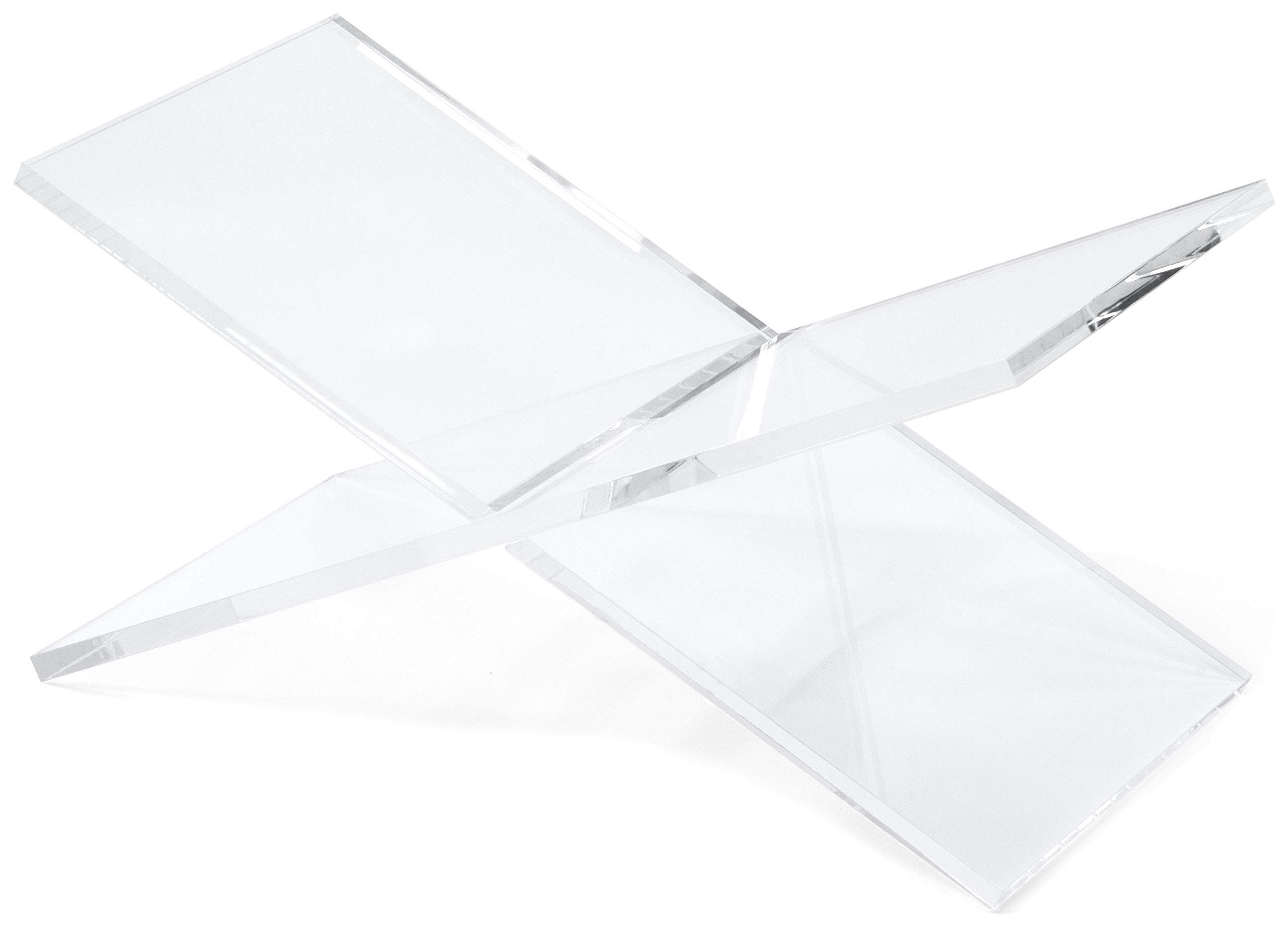 Red Co. Transparent Clear Acrylic Book Holder 2 Piece Reading Stand for Open and Closed Books, Ma... | Amazon (US)