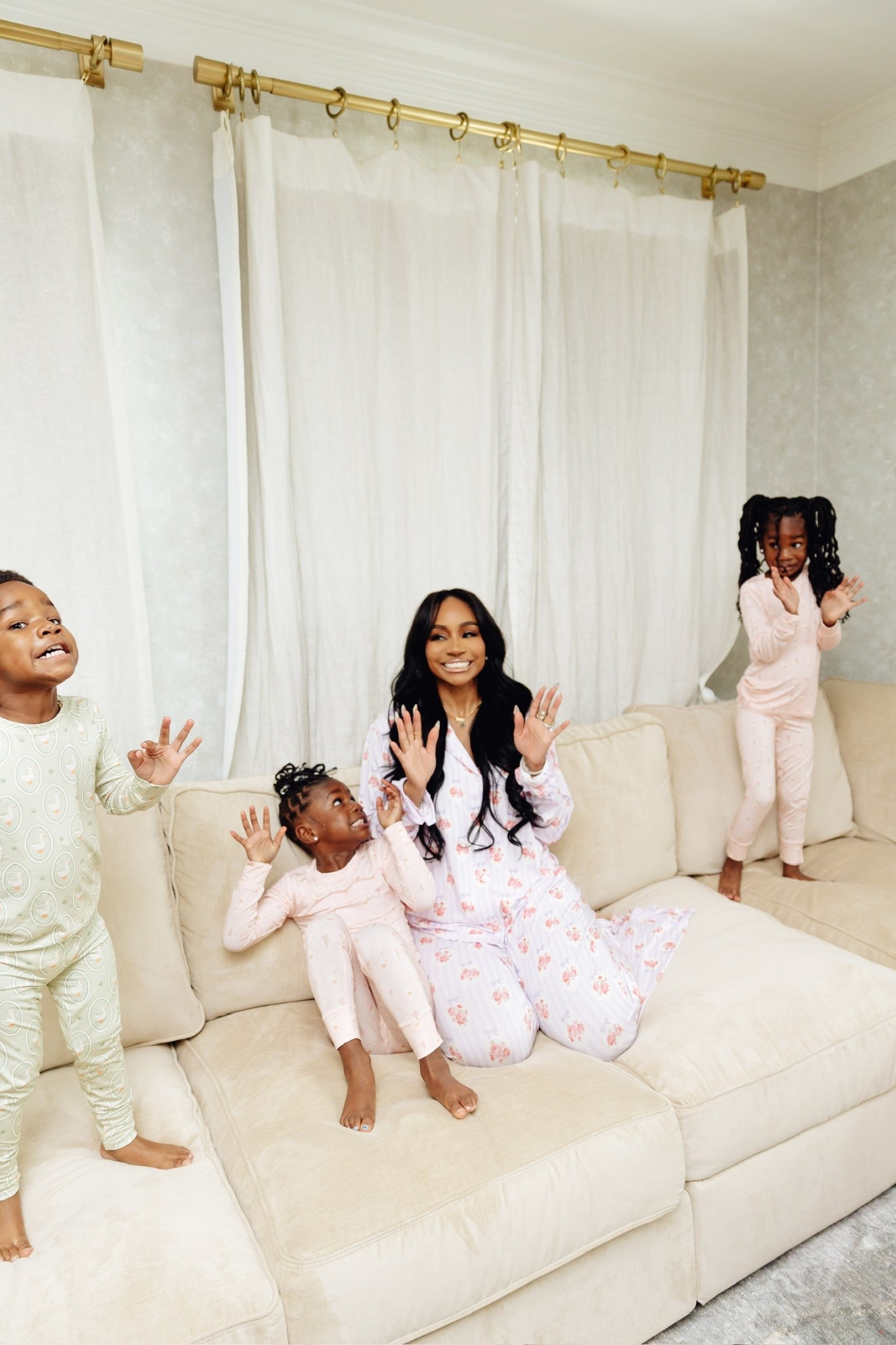 Easter pajamas for the kids and I! 

#LTKKids #LTKmomlife