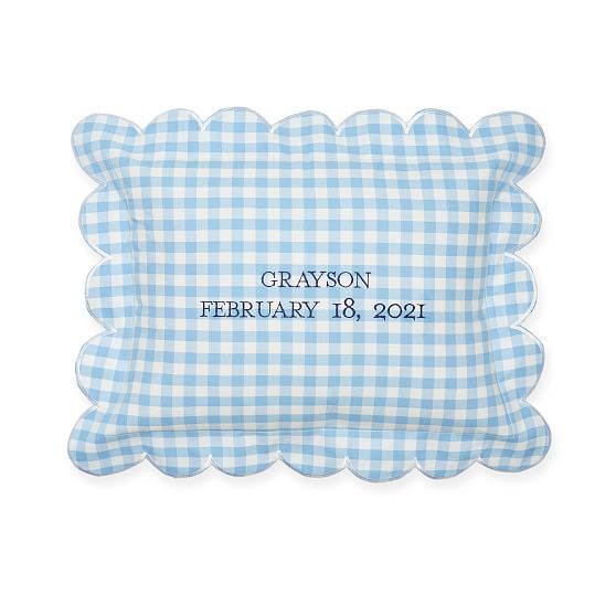 Baby Boudoir Scalloped Pillow | Mark and Graham