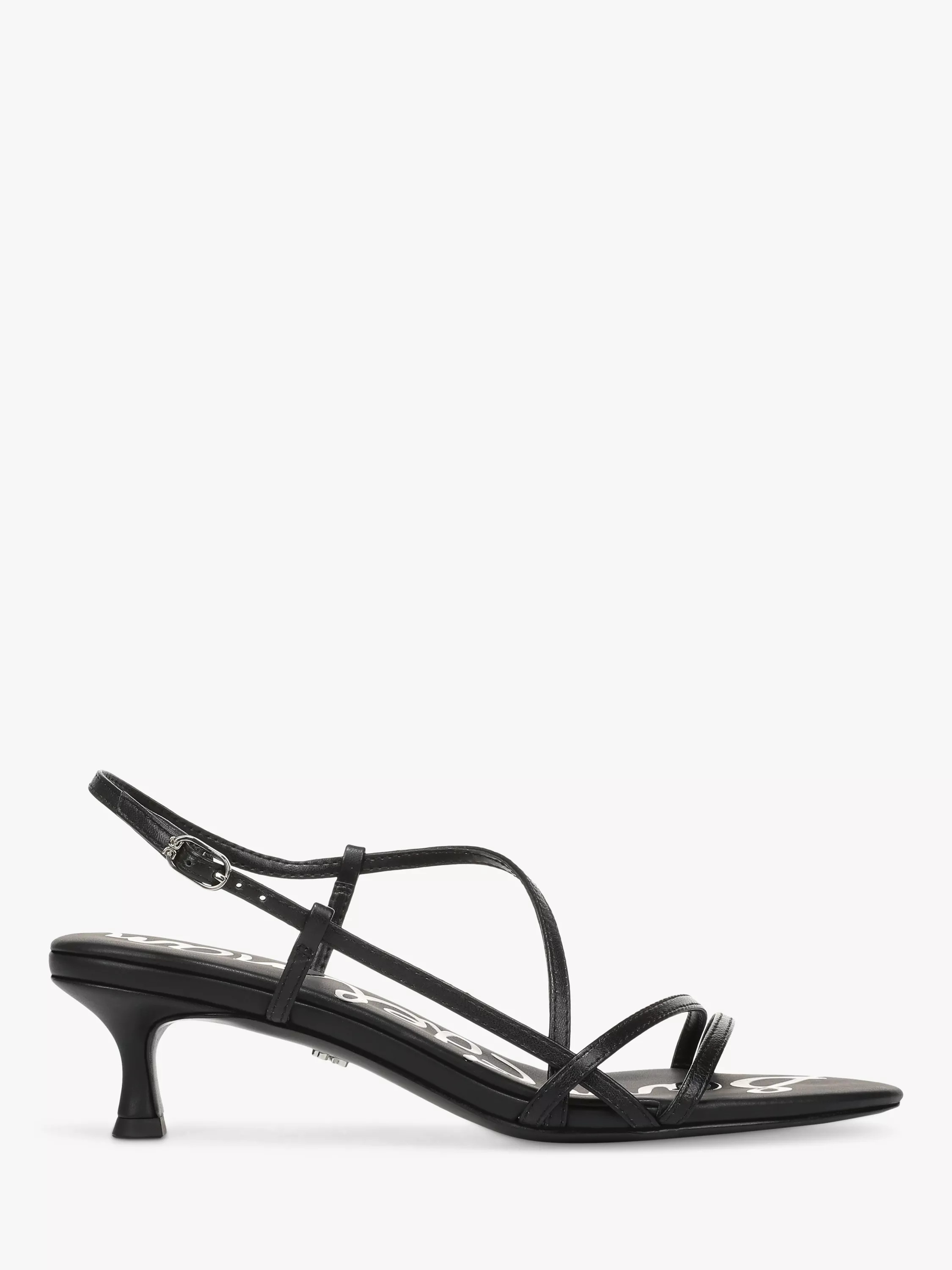 Sam Edelman Cora Leather Kitten Heel Court Shoes | John Lewis (UK)