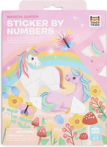 Magical Garden Sticker by Number Activity Set | Nordstrom