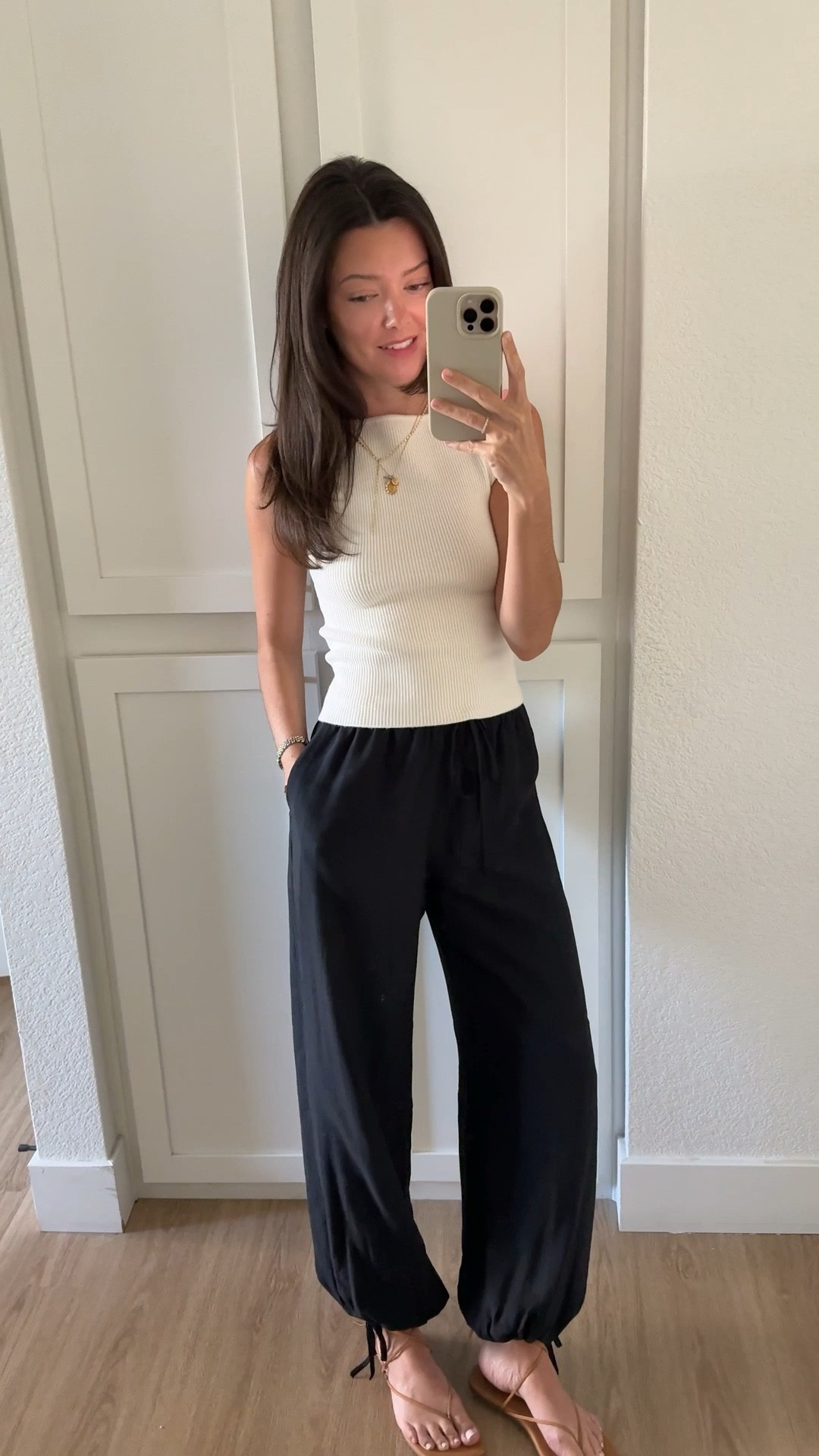 I’m 5’7” wearing XS reg in balloon pants and tank top 

#LTKSeasonal #LTKSpringSale #LTKootd