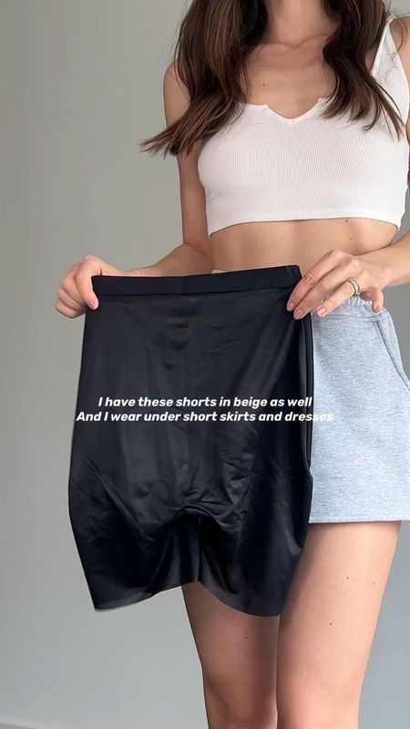 The shaping smoothing shorts I like wearing under dresses especially low back ones!
Affiliate links 