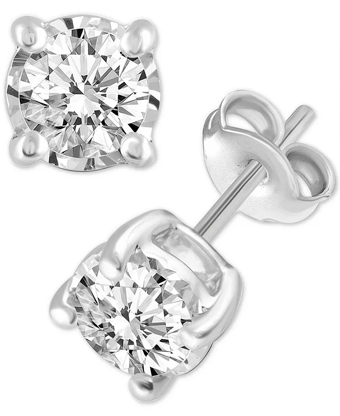 Macy's
          
        
  
      
          Diamond Stud Earrings (3/4 ct. t.w.) in 14k White,... | Macy's