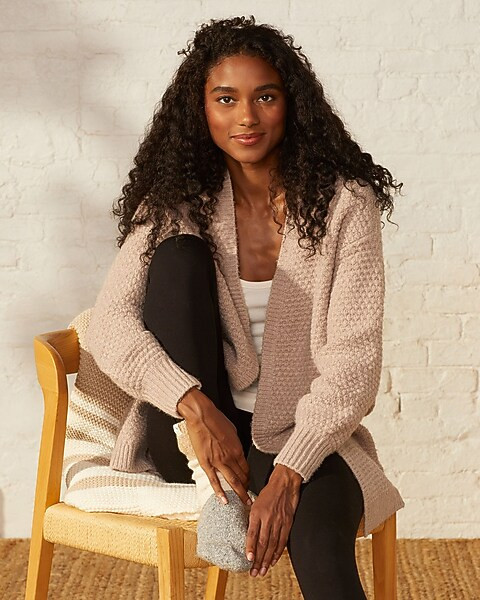 Upwest Oversized Cozy Cardigan | Express