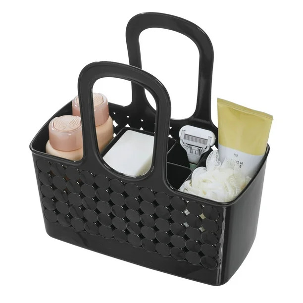 iDesign Orbz Plastic Bathroom Shower Tote Small Divided College Dorm Shower Caddy for Shampoo, So... | Walmart (US)