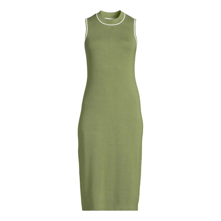 Free Assembly Women’s Sleeveless Sweater Knit Midi Dress, Sizes XS-XXL | Walmart (US)
